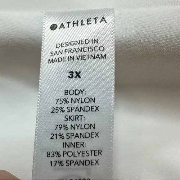 Athleta A-Game 14" White Skort Size 3X - Picture 17 of 17